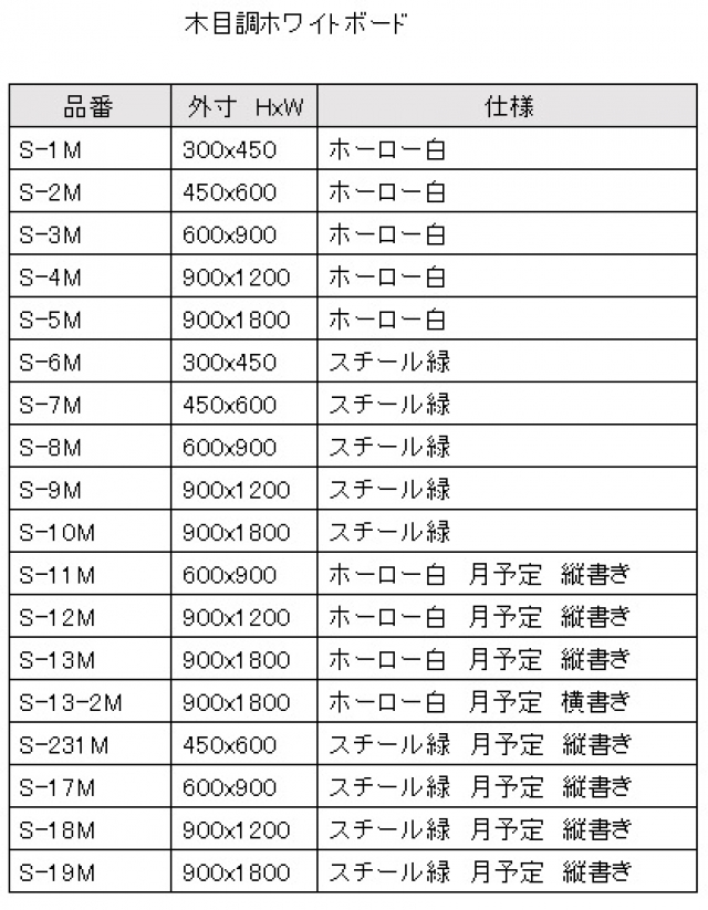 木目ホワイトボード